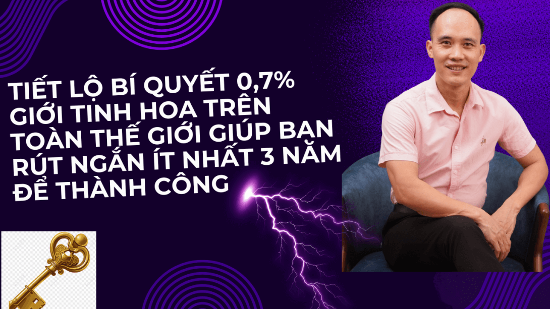 Bí quyết giúp bạn rút ngắn ít nhất 3 năm để thành công